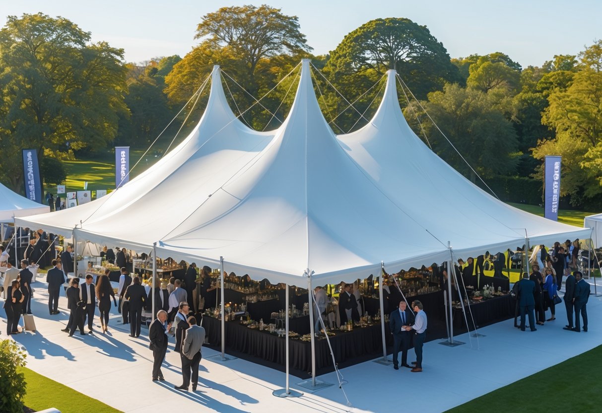 Hvad koster det at leje et mastetelt til et stort event