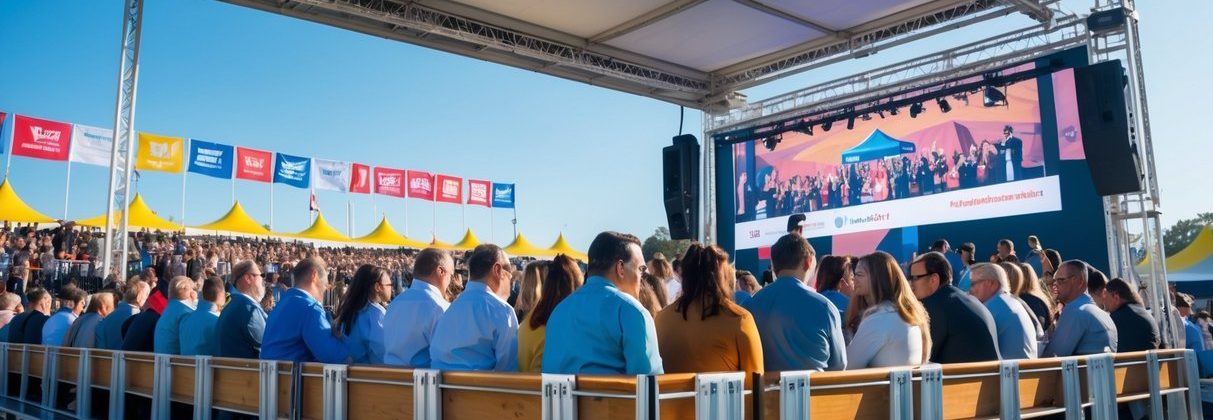 Mobile tribuner giver bedre overblik til indslag ved store sammenkomster og events