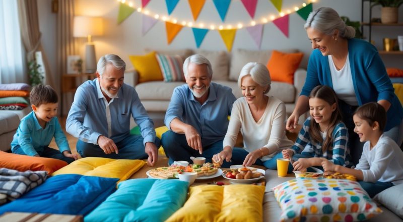 Sådan planlægger du en vellykket familiefest med overnatning